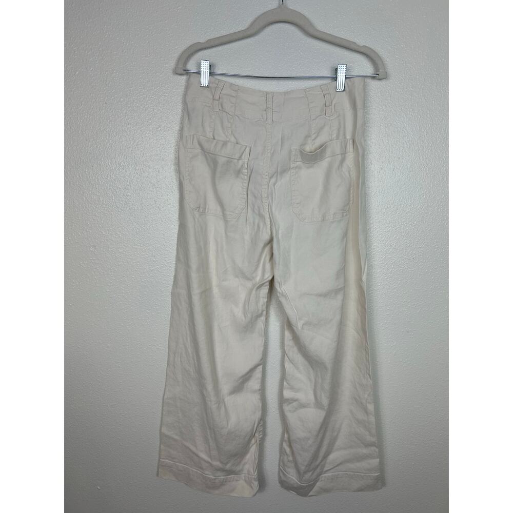 Maeve Cream Wide Leg Pants - Picture 10 of 11